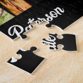 Nu dan Afstuderen Milestone Photo Party Zwart Legpuzzel (Zijkant)