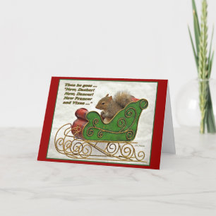 Nu Dasher, nu Danser… Feestdagen Kaart