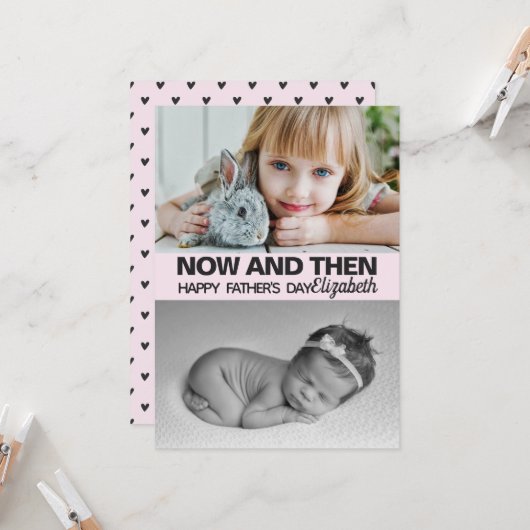 Nu en dan afbeeldingen dochter keepomwille vaderda kaart (Voorkant / Achterkant in situ)