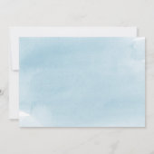 Nu en dan Blue Photo Afstuderen Aankondiging (Achterkant)