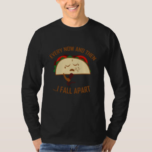 Nu en dan Herfst ik Apart Taco Funny Taco T-shirt