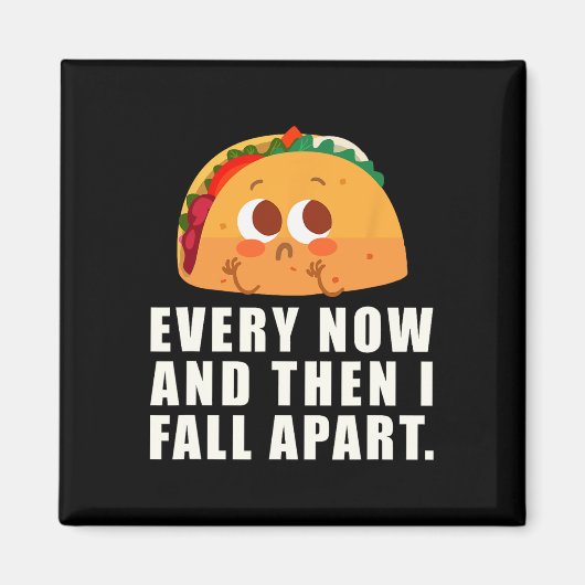 Nu en dan Herfst ik Taco Magneet (Voorkant)