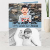 Nu en dan vaderdag met zoons afbeelding kaart (Voorkant)