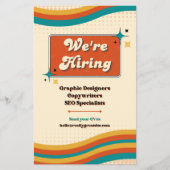 Nu flyer inhuren (Voorkant)