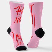 NU HEET ROZE SOKKEN (Gebogen)
