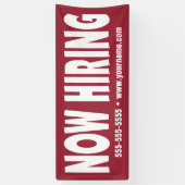 Nu het Huren van Banner (Verticaal)