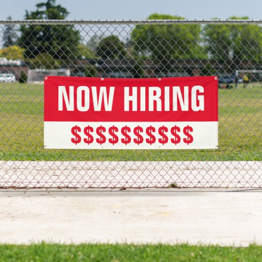 Nu het huren van Dollar ondertekent Grote Banner (Insitu)