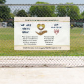 Nu het huren van Hulp Gezochte Werknemers personal Spandoek (Insitu)