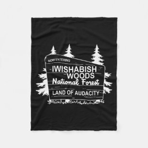 Nu het Iwishabish Woods National Forest binnen Fleece Deken
