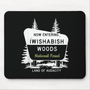 Nu het Iwishabish Woods National Forest binnenrijd Muismat