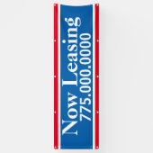 Nu het Leasing Klaar van de Druk 8 ft Buiten Reno Spandoek (Verticaal)