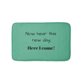 Nu hoor je dit: badmat