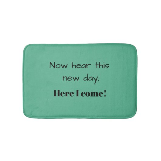 Nu hoor je dit: badmat (Voorkant)