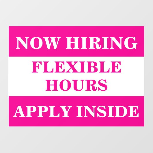 Nu Huren Help Gezocht Zakelijk Werknemer Huren Per Raamsticker (Vel)