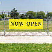 Nu in de uitverkoop Open Geel 8f Spandoek (Insitu)