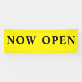 Nu in de uitverkoop Open Geel 8f Spandoek