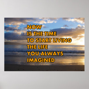 Nu is het tijd om te gaan leven poster