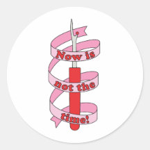 "Nu is niet de tijd" naad ripper en lint