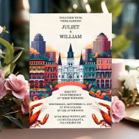 Nu kreeft strand oceaan zomer New Orleans bruiloft