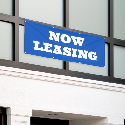 Nu leasebanner spandoek (Buitenkant Gebouw)