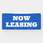 Nu leasebanner spandoek (Horizontaal)
