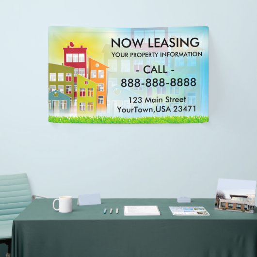 Nu leasingbanner spandoek (Beurs)