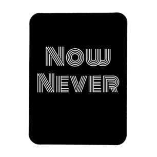 Nu nooit magneet