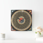 Nu O'Clock II Vierkante Klok (Huis)