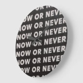 NU OF NOOIT ZWART-WIT CITEREN GROTE KLOK (Hoek)