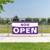 Nu Open Business Violet White — Groot openluchttek Spandoek (Insitu)