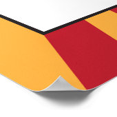 Nu open het Poster van het Teken met logo (Hoek)