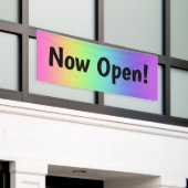 Nu open! Rainbow Banner (Buitenkant Gebouw)