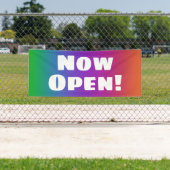 Nu open! Rainbow Banner (Insitu)