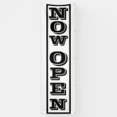 Nu openen spandoek (Verticaal)