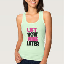 Nu optillen, later wijn