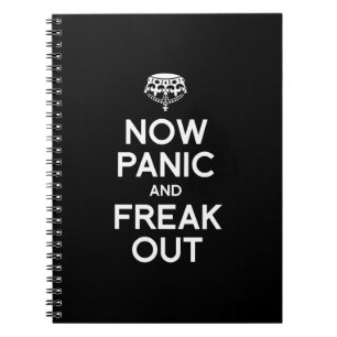 NU PANIC EN FREAK OUT NOTITIEBOEK