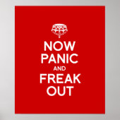NU PANIC EN FREAK OUT POSTER (Voorkant)