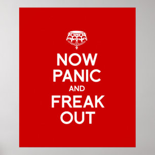NU PANIC EN FREAK OUT POSTER