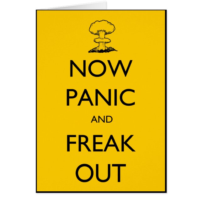 Nu paniek en freak uit (Voorkant)