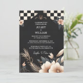 Nu Retro Boho Studio Creatieve Geïllustreerde Brui Kaart (Staand voorkant)