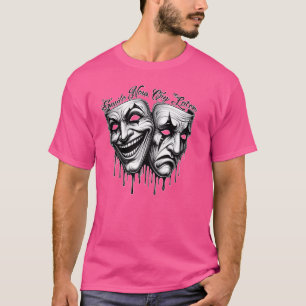 NU SMILEN LATER HUILEN Payaso Chicano Art Gangster T-shirt