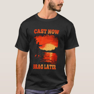 Nu Uitgeven Later Opscheppen T-shirt
