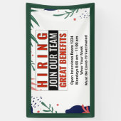 Nu Vacatures - Kom bij Ons Team Interviews  Spandoek (Verticaal)