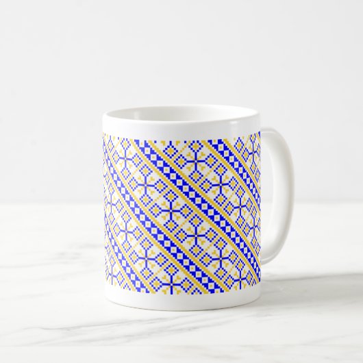 NU Vyshyvanka Mug (Devant droit)