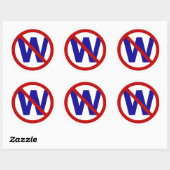 Nu W Ronde Sticker (Vel)