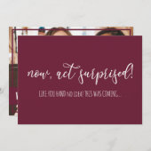 Nu, wet verrast Funny Bridesmaid Kaart (Voorkant / Achterkant)