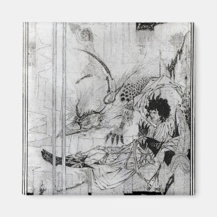 Nu zag koning Arthur het Questing Beast Magneet