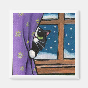 Nu zie je me — Cat Magnet Magneet