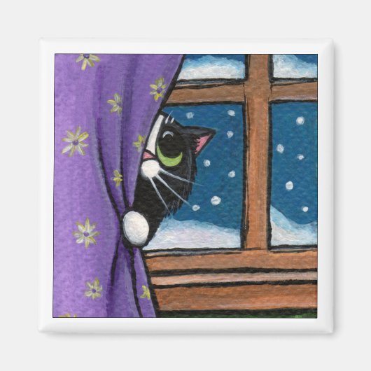 Nu zie je me - Cat Magnet Magneet (Voorkant)