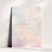 Nuage 9 aquarelle Sky Baby shower Invitation